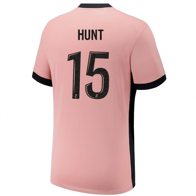 Danxen Mænd Clare Hunt #15 Rust Lyserød Tredje Sæt Spillertrøjer 2024/25 Trøje T-Shirt