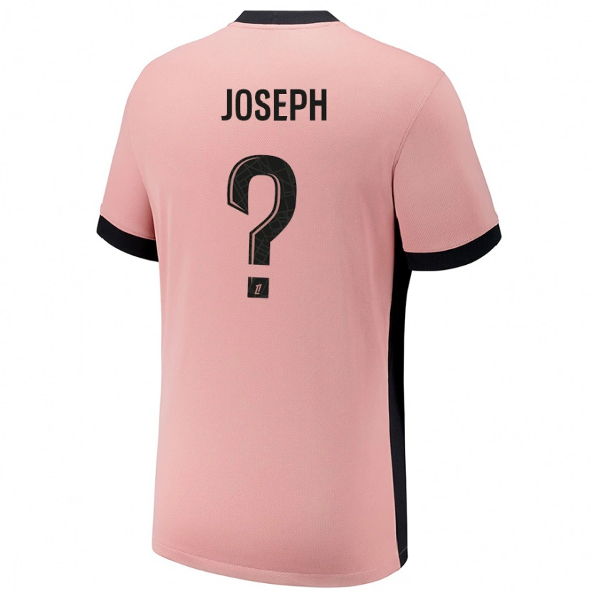 Danxen Mænd Amelie Joseph #0 Rust Lyserød Tredje Sæt Spillertrøjer 2024/25 Trøje T-Shirt