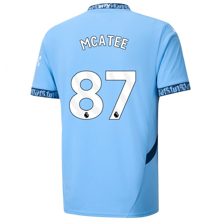 Danxen Kvinder James Mcatee #87 Marineblå Hjemmebane Spillertrøjer 2024/25 Trøje T-Shirt