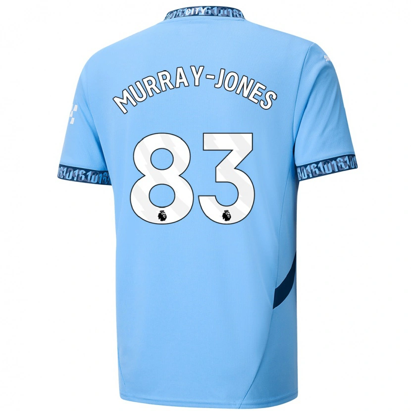 Danxen Kvinder George Murray-Jones #83 Marineblå Hjemmebane Spillertrøjer 2024/25 Trøje T-Shirt