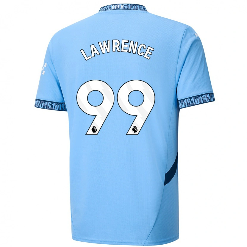 Danxen Kvinder Emilio Lawrence #99 Marineblå Hjemmebane Spillertrøjer 2024/25 Trøje T-Shirt