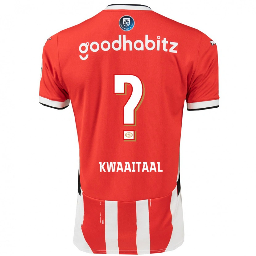 Danxen Kvinder Julian Kwaaitaal #0 Rød Hvid Hjemmebane Spillertrøjer 2024/25 Trøje T-Shirt