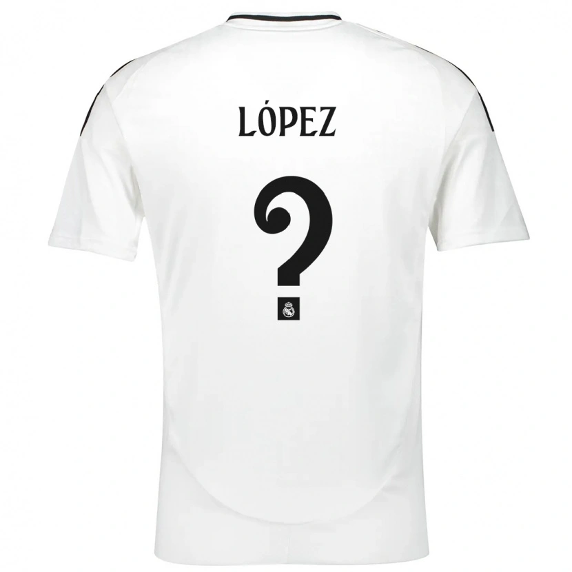 Danxen Kvinder Noel López #0 Hvid Hjemmebane Spillertrøjer 2024/25 Trøje T-Shirt