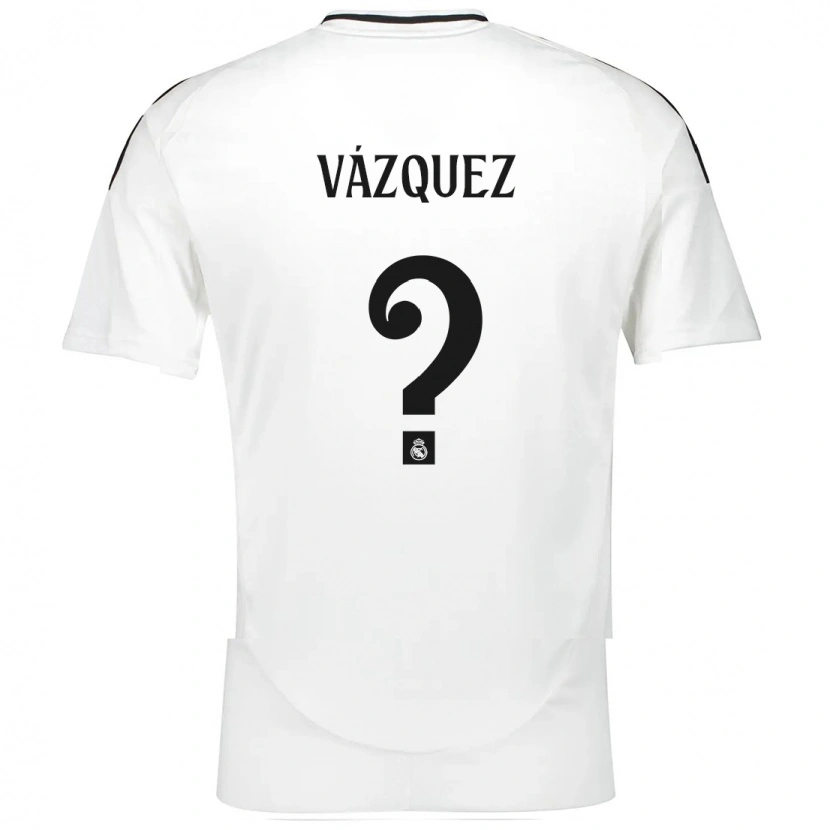 Danxen Kvinder Erik Vázquez #0 Hvid Hjemmebane Spillertrøjer 2024/25 Trøje T-Shirt
