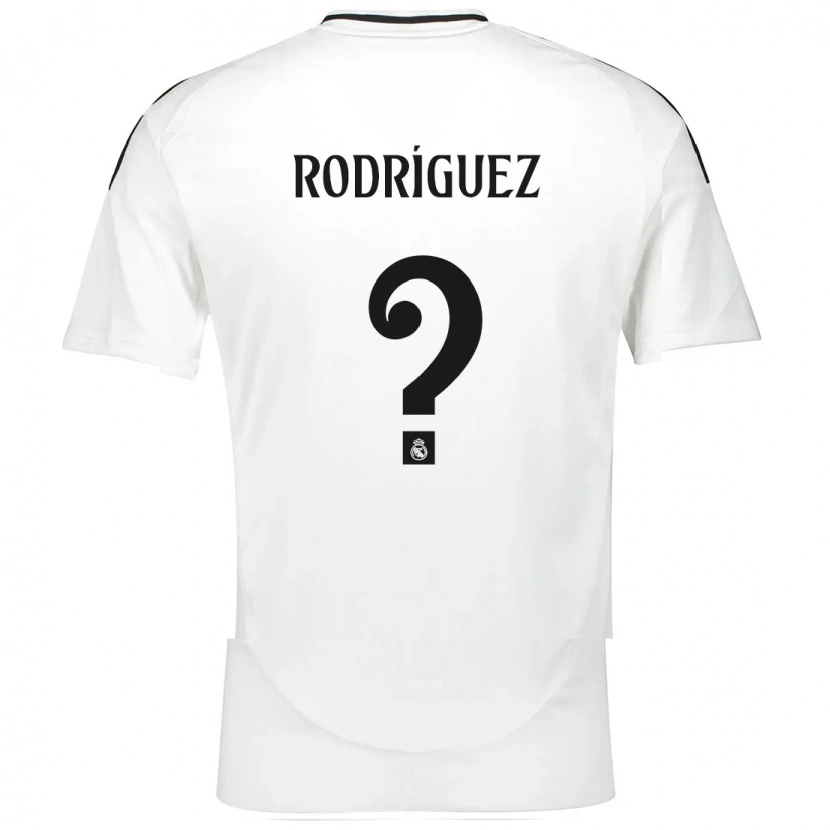 Danxen Kvinder Álvaro Rodríguez #0 Hvid Hjemmebane Spillertrøjer 2024/25 Trøje T-Shirt