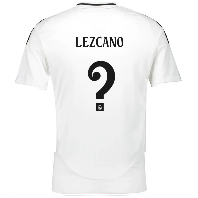 Danxen Kvinder Álvaro Lezcano #0 Hvid Hjemmebane Spillertrøjer 2024/25 Trøje T-Shirt