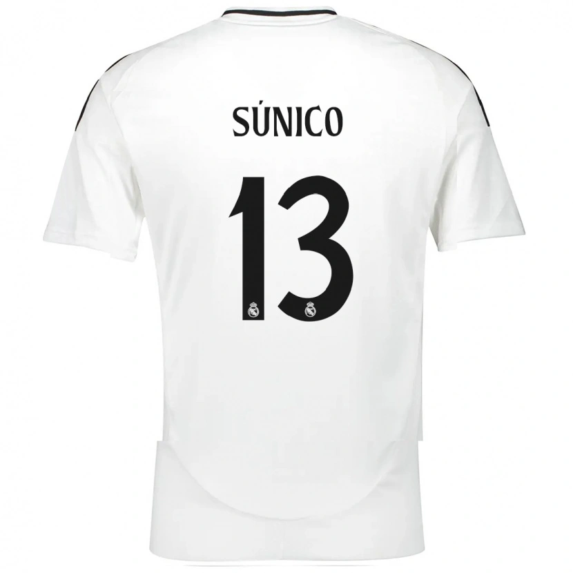 Danxen Kvinder Guille Súnico #13 Hvid Hjemmebane Spillertrøjer 2024/25 Trøje T-Shirt