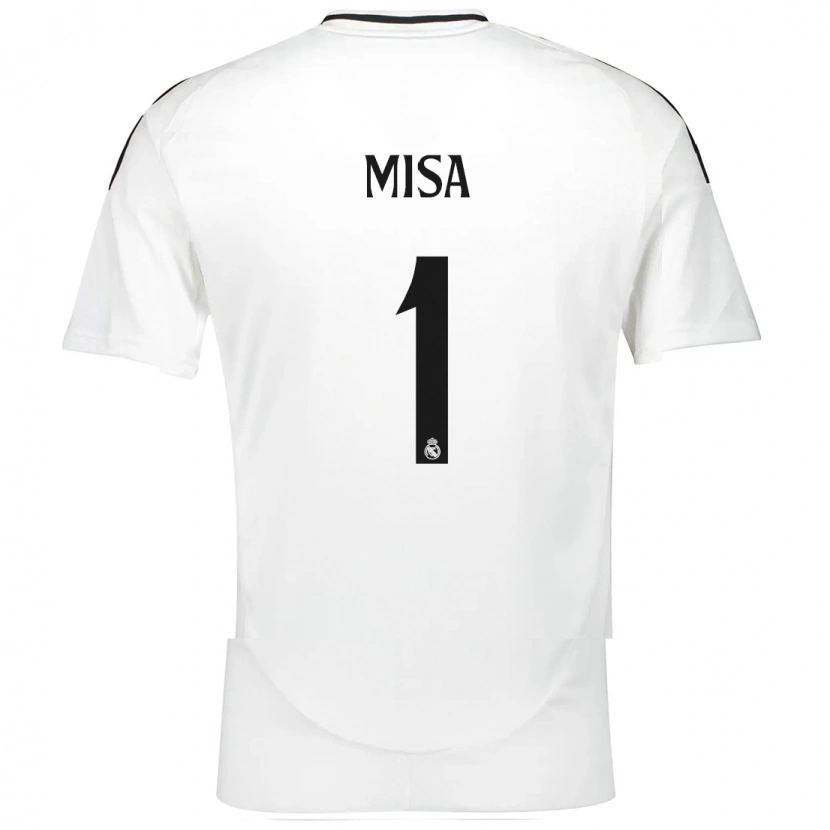 Danxen Kvinder Misa Rodríguez #1 Hvid Hjemmebane Spillertrøjer 2024/25 Trøje T-Shirt