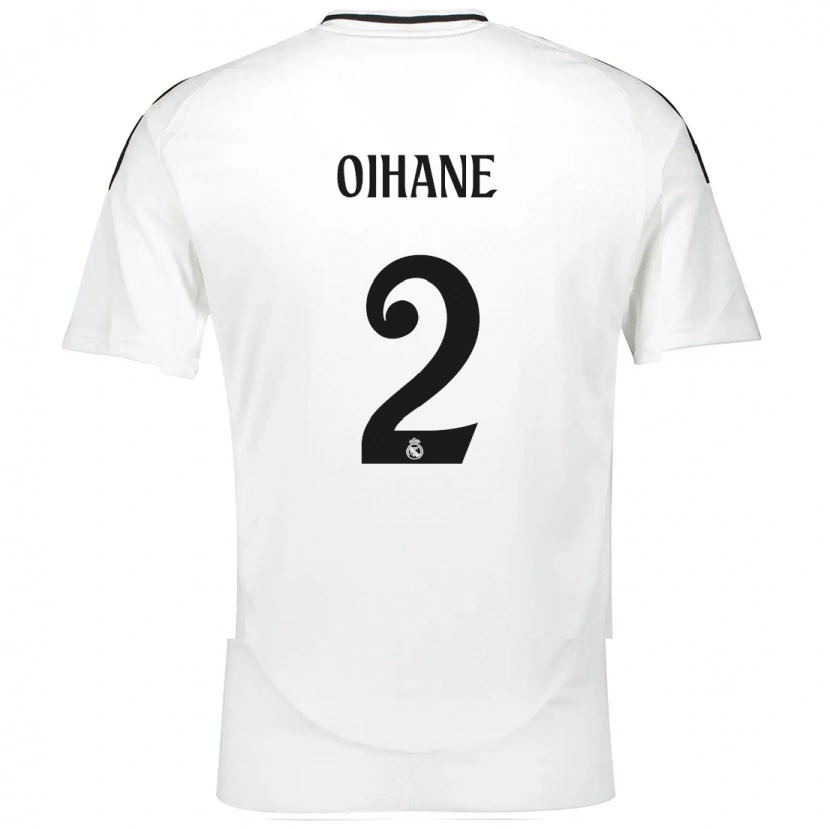 Danxen Kvinder Oihane Hernández #2 Hvid Hjemmebane Spillertrøjer 2024/25 Trøje T-Shirt