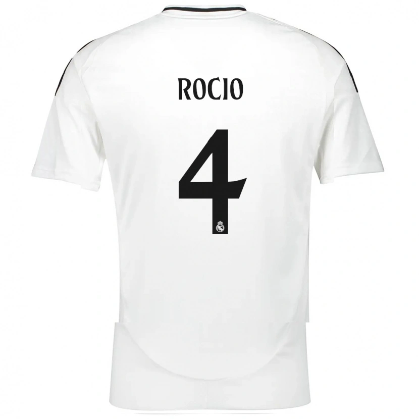 Danxen Kvinder Rocío Gálvez #4 Hvid Hjemmebane Spillertrøjer 2024/25 Trøje T-Shirt