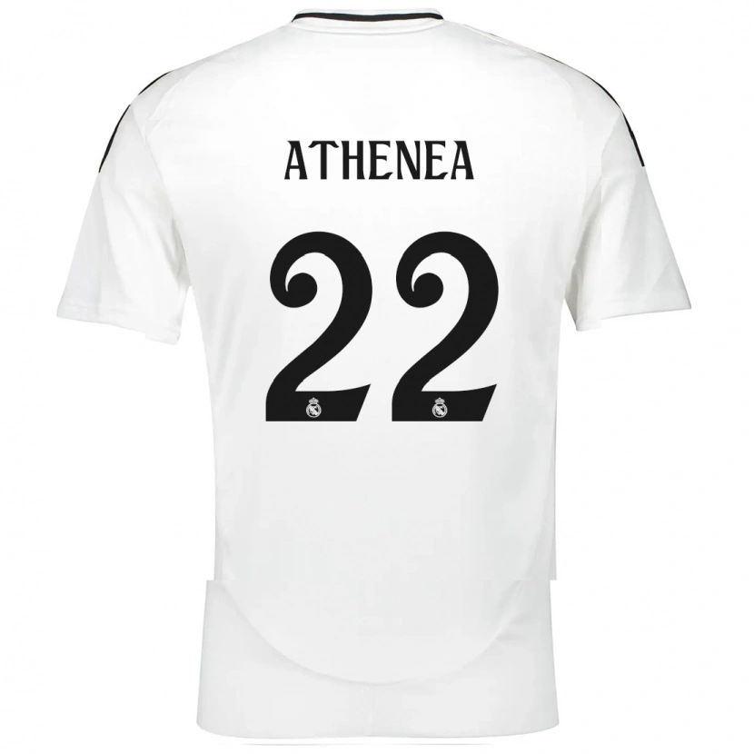 Danxen Kvinder Athenea Del Castillo #22 Hvid Hjemmebane Spillertrøjer 2024/25 Trøje T-Shirt