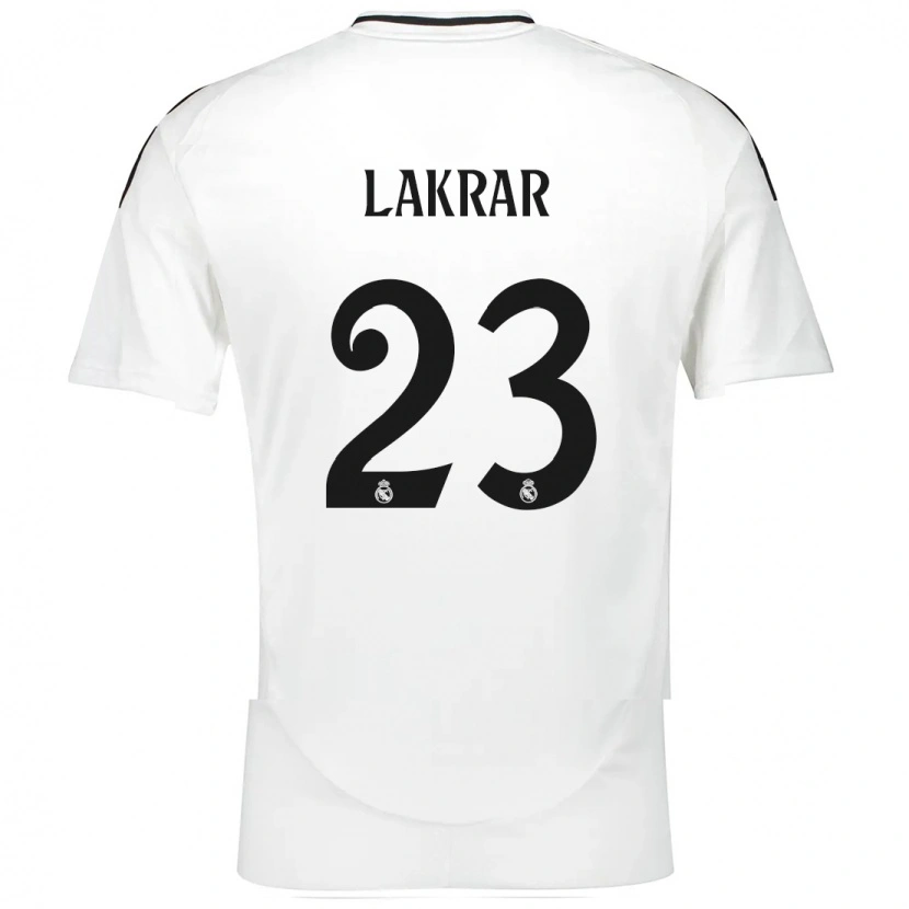 Danxen Kvinder Maëlle Lakrar #23 Hvid Hjemmebane Spillertrøjer 2024/25 Trøje T-Shirt