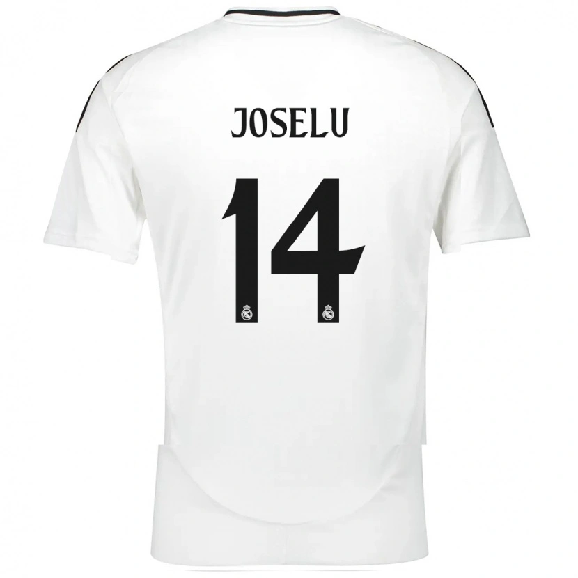 Danxen Kvinder Joselu #14 Hvid Hjemmebane Spillertrøjer 2024/25 Trøje T-Shirt