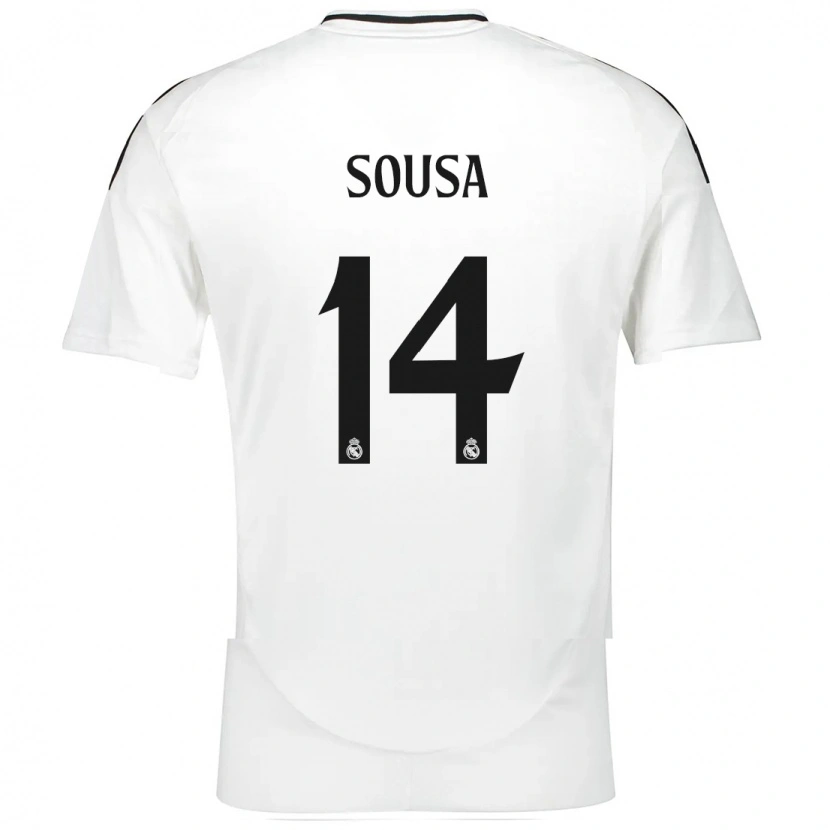 Danxen Kvinder Kathellen Sousa #14 Hvid Hjemmebane Spillertrøjer 2024/25 Trøje T-Shirt
