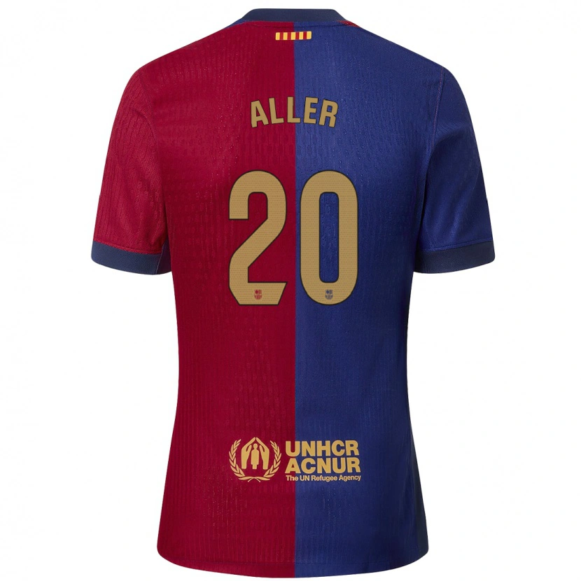 Danxen Kvinder Eder Aller #20 Blå Rød Hjemmebane Spillertrøjer 2024/25 Trøje T-Shirt