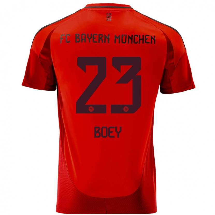 Danxen Kvinder Sacha Boey #23 Rød Hjemmebane Spillertrøjer 2024/25 Trøje T-Shirt