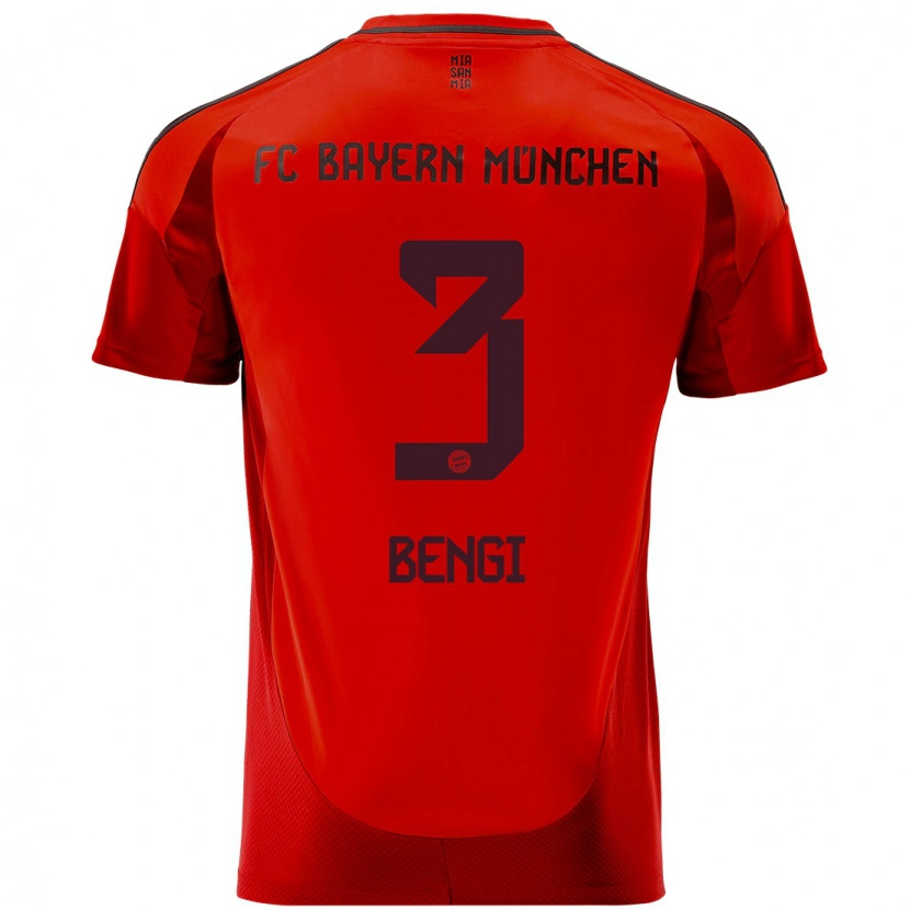 Danxen Kvinder Kaan Bengi #3 Rød Hjemmebane Spillertrøjer 2024/25 Trøje T-Shirt