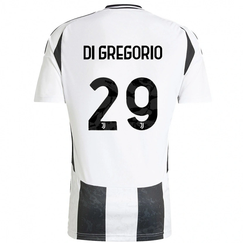 Danxen Kvinder Michele Di Gregorio #29 Hvid Sort Hjemmebane Spillertrøjer 2024/25 Trøje T-Shirt