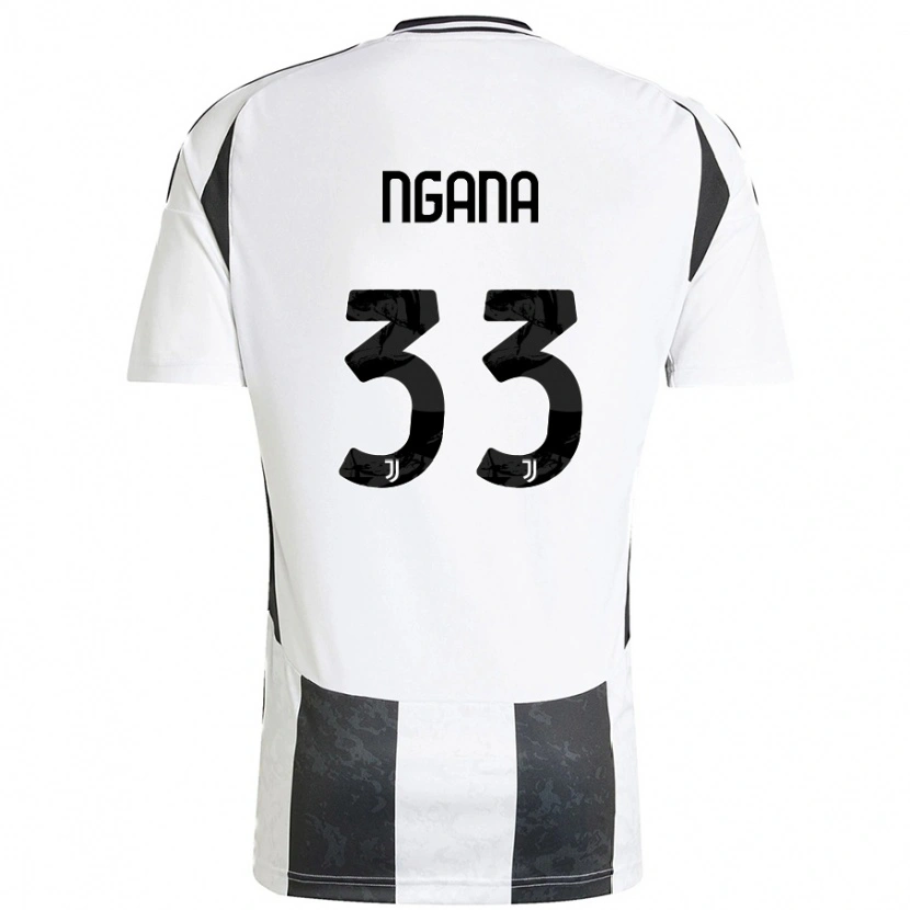 Danxen Kvinder Valdes Ngana #33 Hvid Sort Hjemmebane Spillertrøjer 2024/25 Trøje T-Shirt