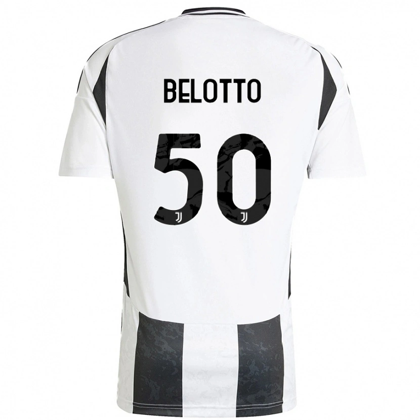 Danxen Kvinder Soledad Belotto #50 Hvid Sort Hjemmebane Spillertrøjer 2024/25 Trøje T-Shirt