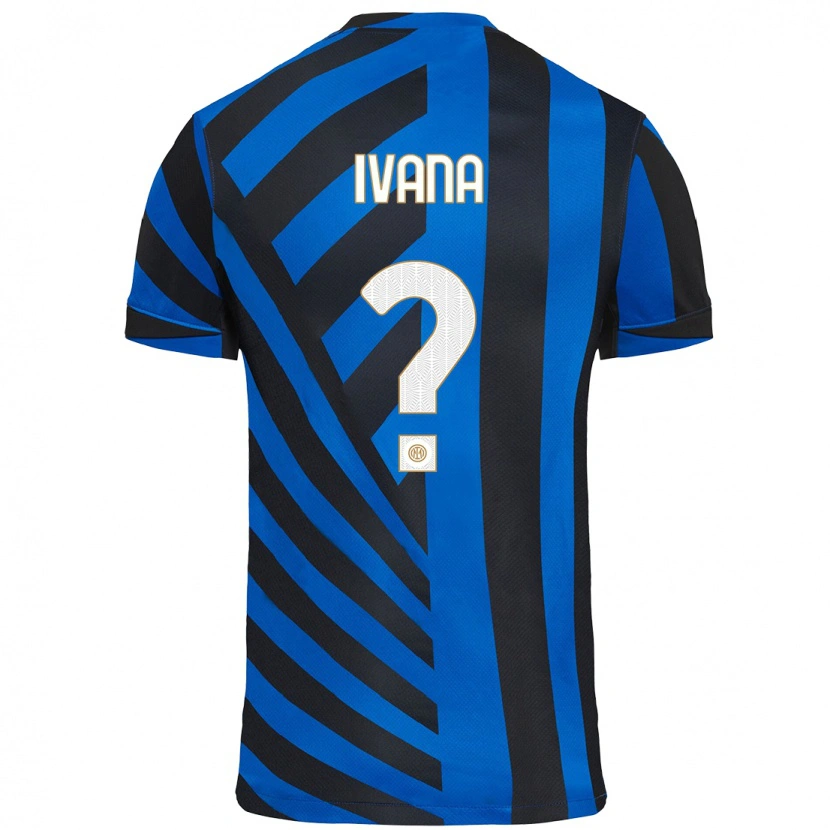 Danxen Kvinder Ivana Andrés #0 Blå Sort Hjemmebane Spillertrøjer 2024/25 Trøje T-Shirt