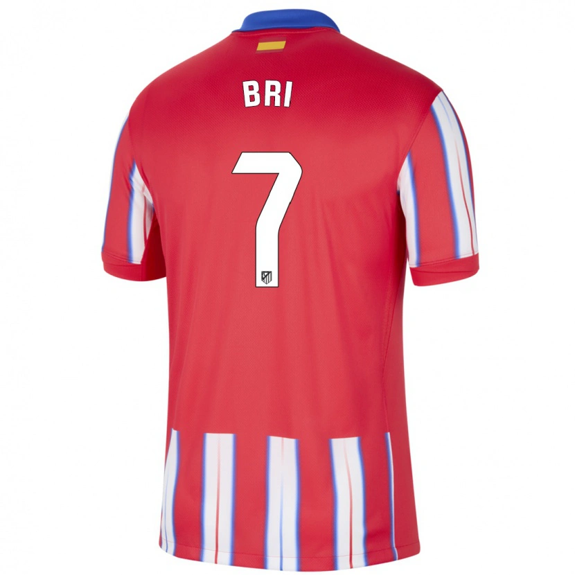 Danxen Kvinder Diego Bri #7 Rød Hvid Blå Hjemmebane Spillertrøjer 2024/25 Trøje T-Shirt
