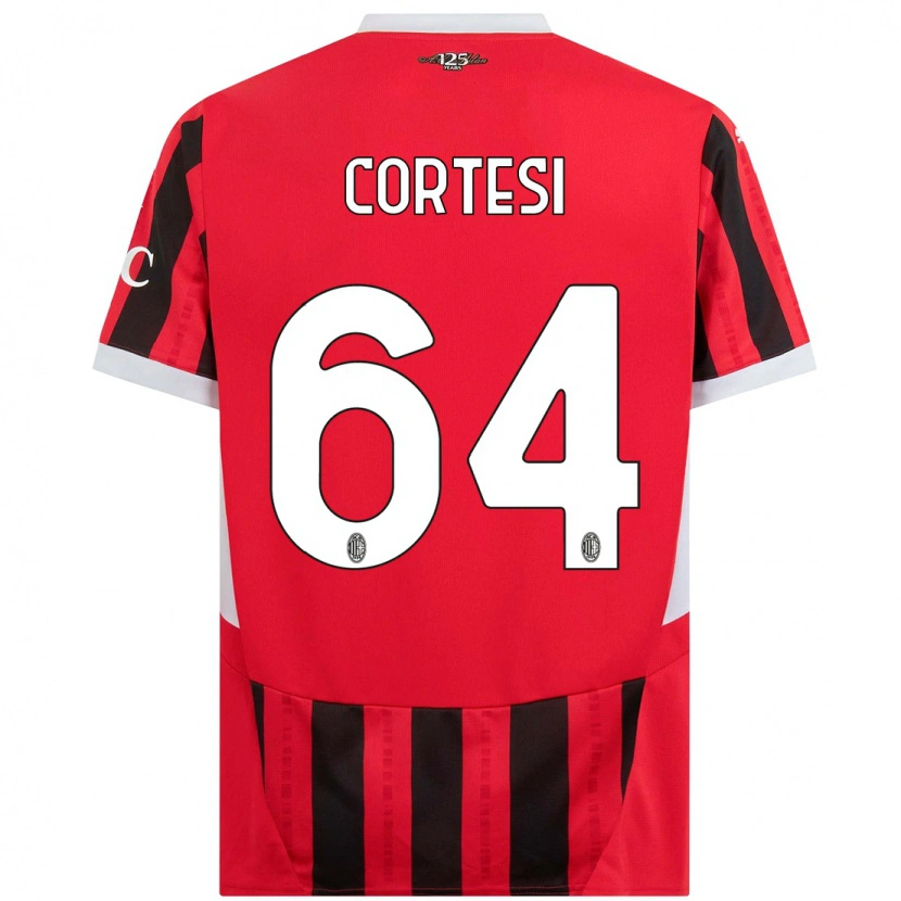 Danxen Kvinder Selena Cortesi #64 Rød Sort Hjemmebane Spillertrøjer 2024/25 Trøje T-Shirt