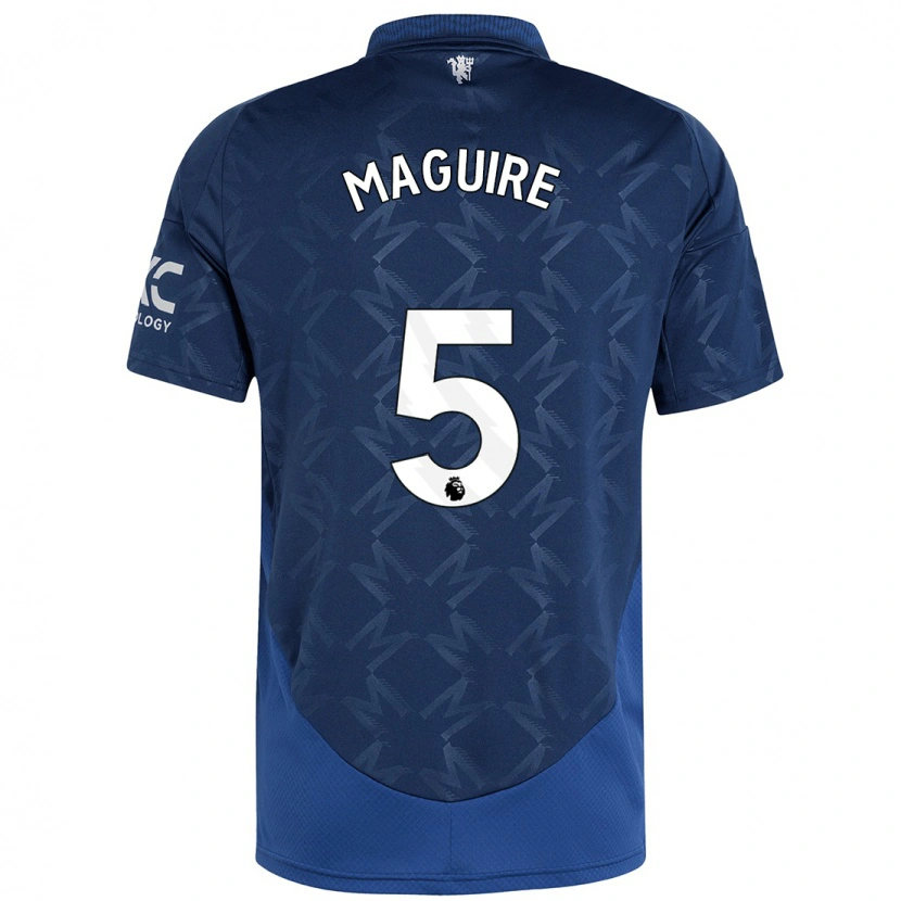 Danxen Kvinder Harry Maguire #5 Indigo Udebane Spillertrøjer 2024/25 Trøje T-Shirt