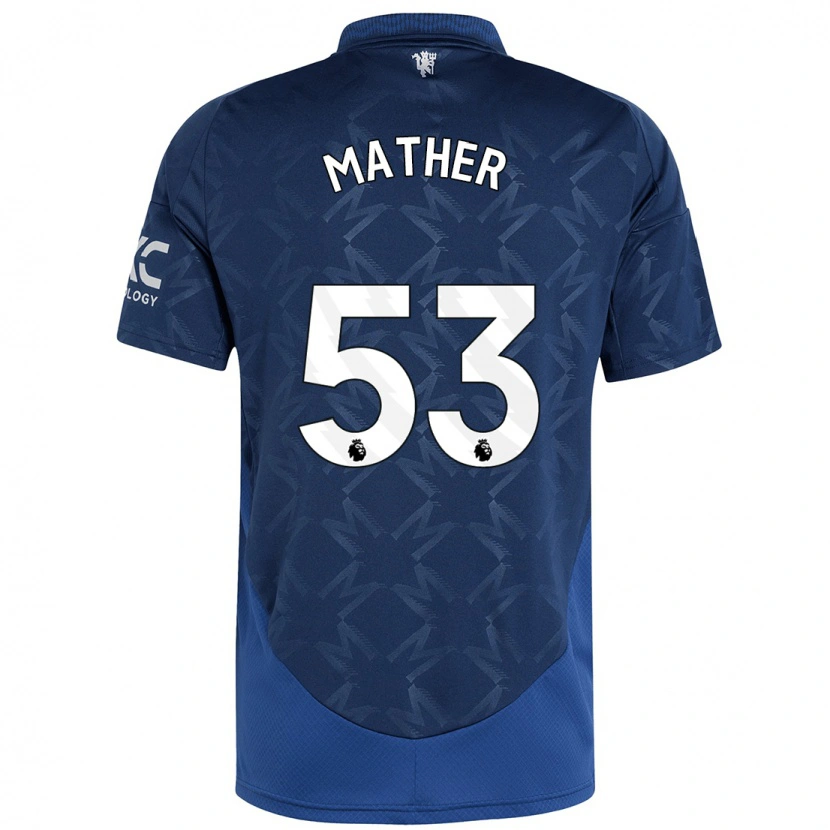 Danxen Kvinder Sam Mather #53 Indigo Udebane Spillertrøjer 2024/25 Trøje T-Shirt