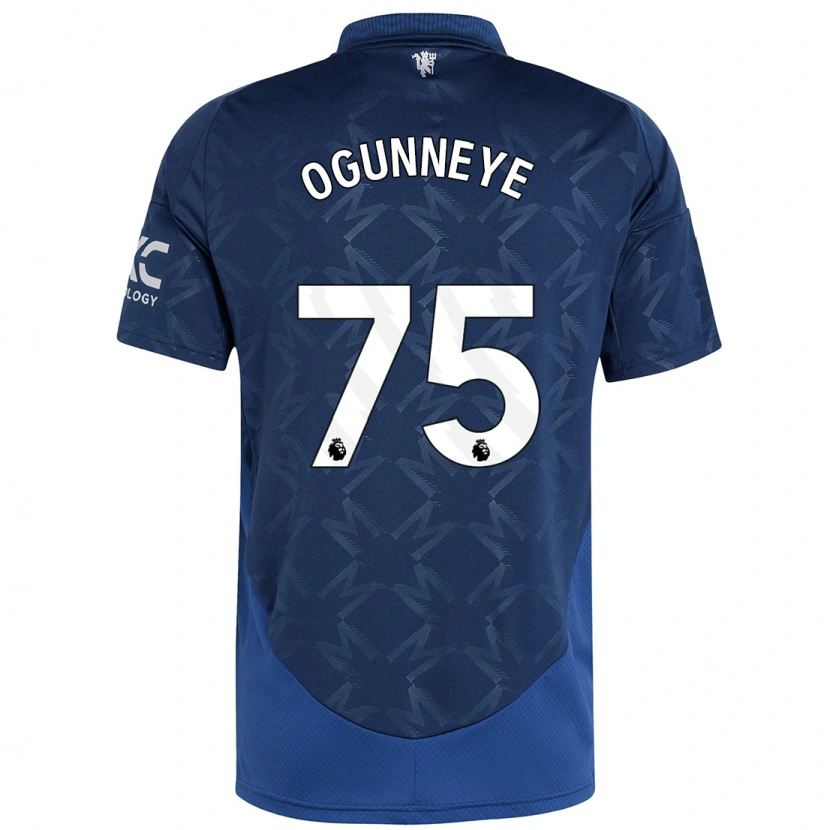 Danxen Kvinder Habeeb Ogunneye #75 Indigo Udebane Spillertrøjer 2024/25 Trøje T-Shirt