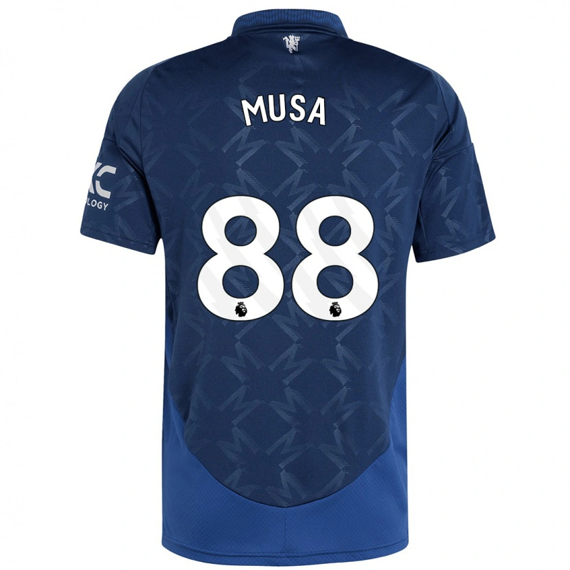 Danxen Kvinder Victor Musa #88 Indigo Udebane Spillertrøjer 2024/25 Trøje T-Shirt