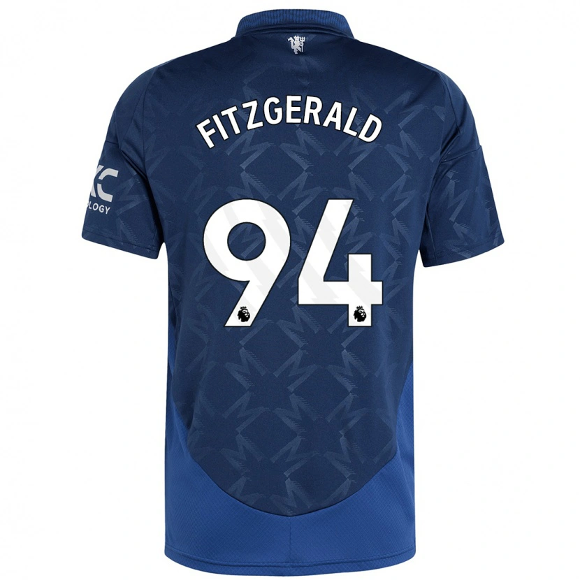 Danxen Kvinder Jayce Fitzgerald #94 Indigo Udebane Spillertrøjer 2024/25 Trøje T-Shirt