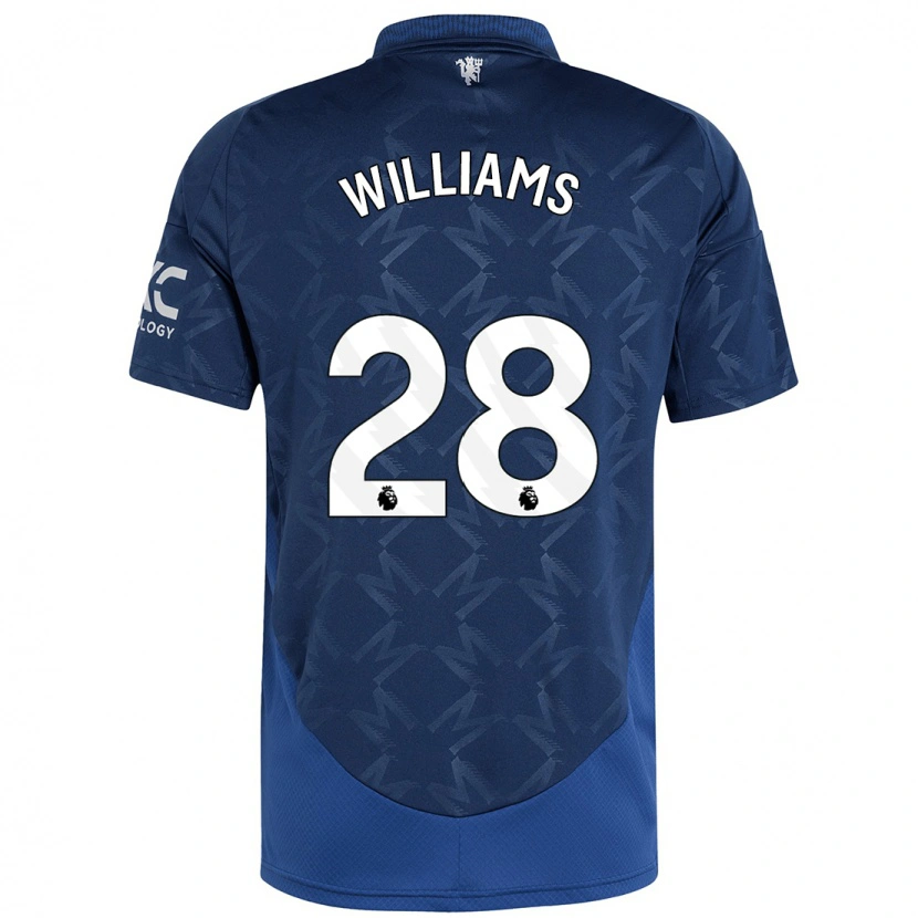 Danxen Kvinder Rachel Williams #28 Indigo Udebane Spillertrøjer 2024/25 Trøje T-Shirt