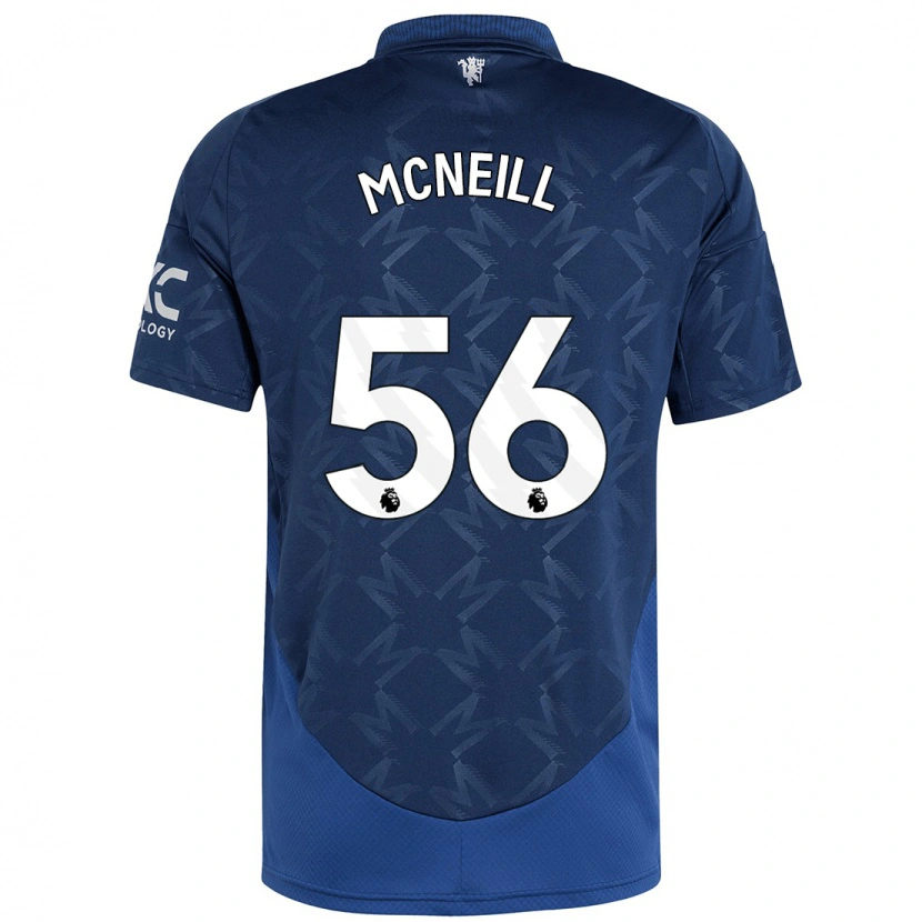Danxen Kvinder Charlie Mcneill #56 Indigo Udebane Spillertrøjer 2024/25 Trøje T-Shirt