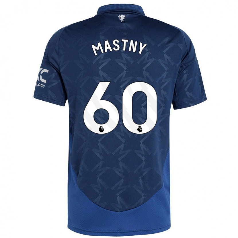 Danxen Kvinder Ondrej Mastny #60 Indigo Udebane Spillertrøjer 2024/25 Trøje T-Shirt