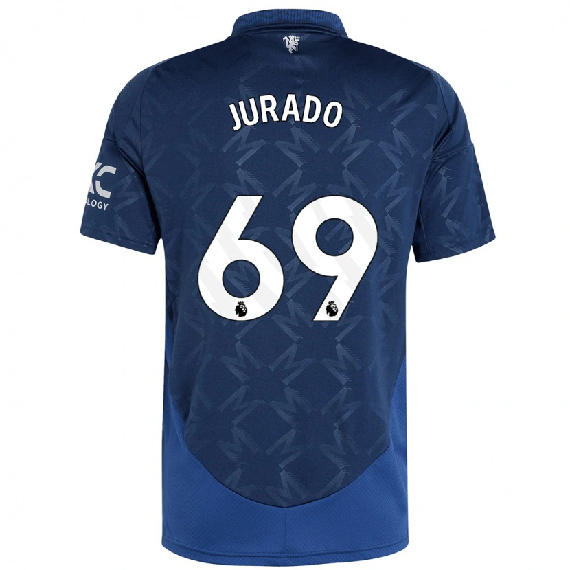 Danxen Kvinder Marc Jurado #69 Indigo Udebane Spillertrøjer 2024/25 Trøje T-Shirt