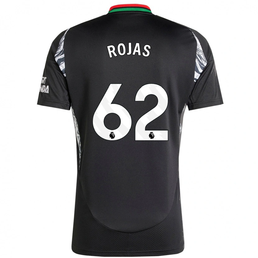 Danxen Kvinder Alexei Rojas #62 Sort Udebane Spillertrøjer 2024/25 Trøje T-Shirt