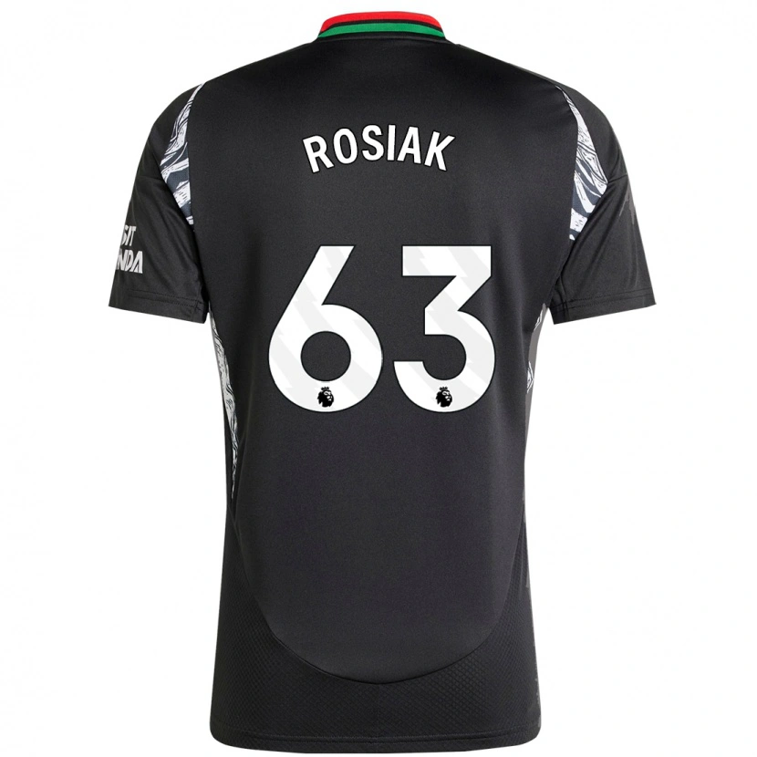 Danxen Kvinder Michal Rosiak #63 Sort Udebane Spillertrøjer 2024/25 Trøje T-Shirt