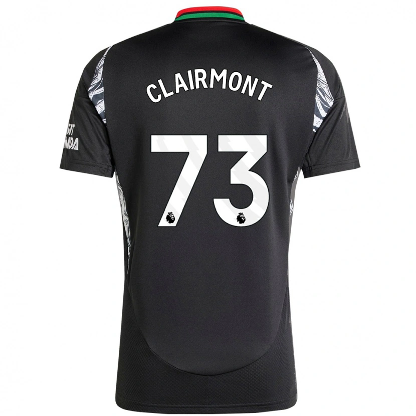 Danxen Kvinder Reece Clairmont #73 Sort Udebane Spillertrøjer 2024/25 Trøje T-Shirt