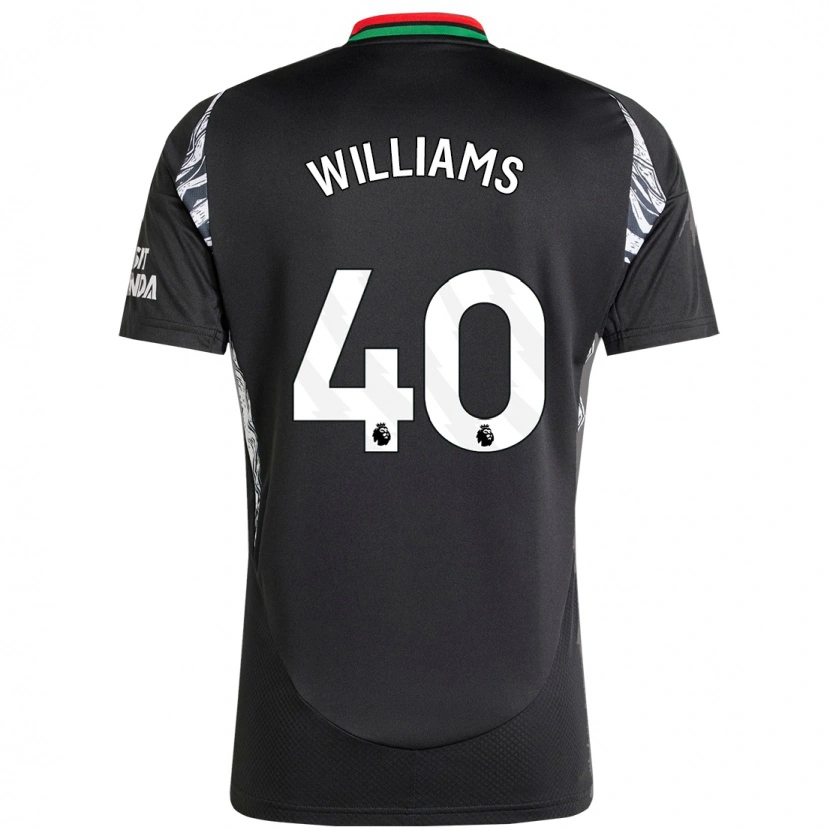 Danxen Kvinder Naomi Williams #40 Sort Udebane Spillertrøjer 2024/25 Trøje T-Shirt