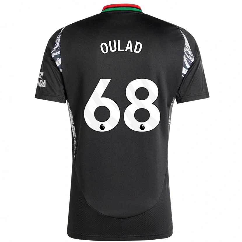 Danxen Kvinder Salah-Eddine Oulad M'hand #68 Sort Udebane Spillertrøjer 2024/25 Trøje T-Shirt