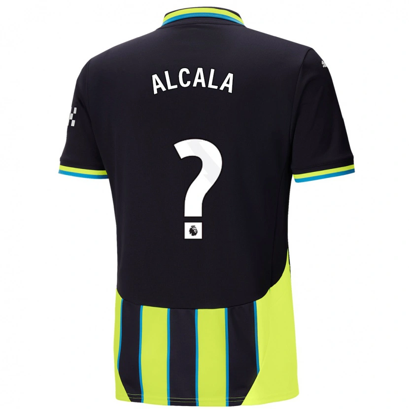 Danxen Kvinder Álex Alcalá #0 Blå Gul Udebane Spillertrøjer 2024/25 Trøje T-Shirt