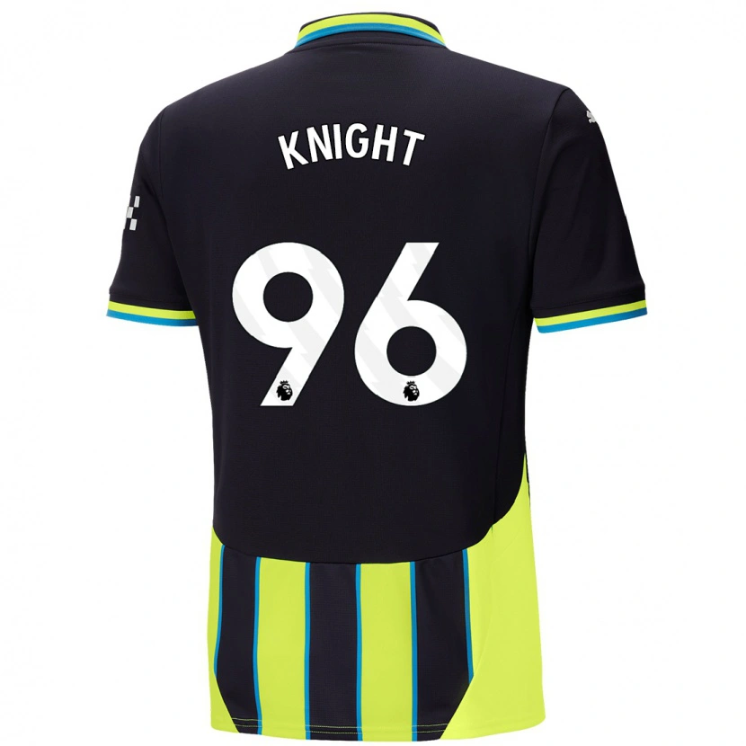 Danxen Kvinder Ben Knight #96 Blå Gul Udebane Spillertrøjer 2024/25 Trøje T-Shirt