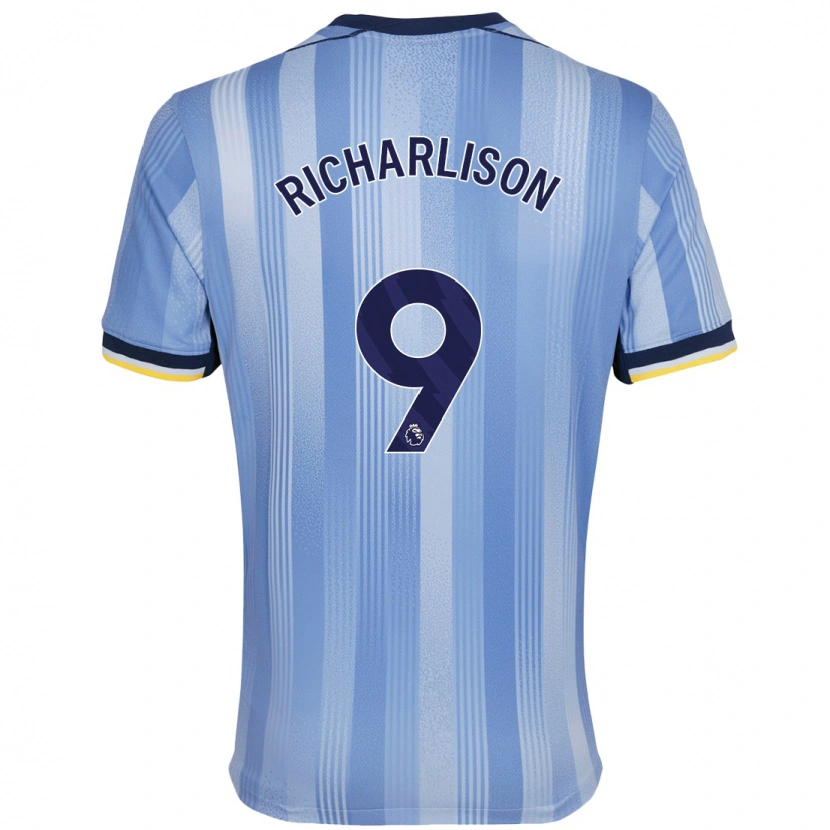 Danxen Kvinder Richarlison #9 Lyseblå Udebane Spillertrøjer 2024/25 Trøje T-Shirt