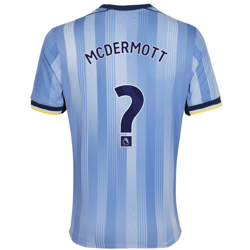 Danxen Kvinder Pele Arganese-Mcdermott #0 Lyseblå Udebane Spillertrøjer 2024/25 Trøje T-Shirt