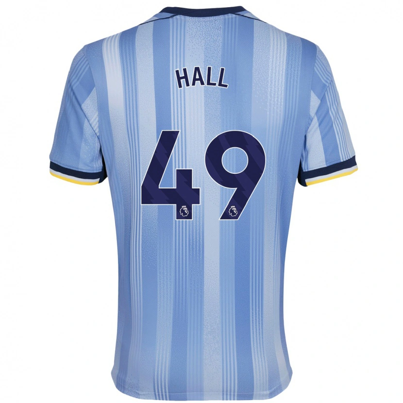 Danxen Kvinder Tyrese Hall #49 Lyseblå Udebane Spillertrøjer 2024/25 Trøje T-Shirt