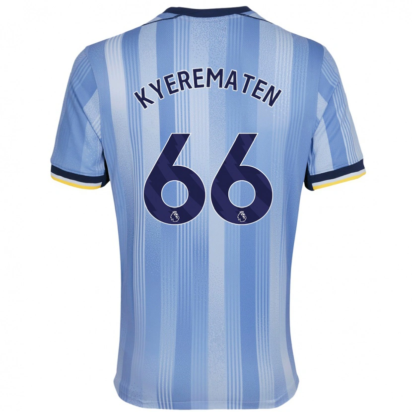Danxen Kvinder Rio Kyerematen #66 Lyseblå Udebane Spillertrøjer 2024/25 Trøje T-Shirt
