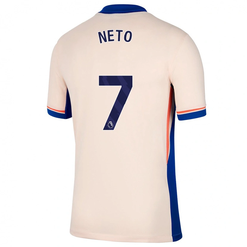 Danxen Kvinder Pedro Neto #7 Lys Beige Udebane Spillertrøjer 2024/25 Trøje T-Shirt