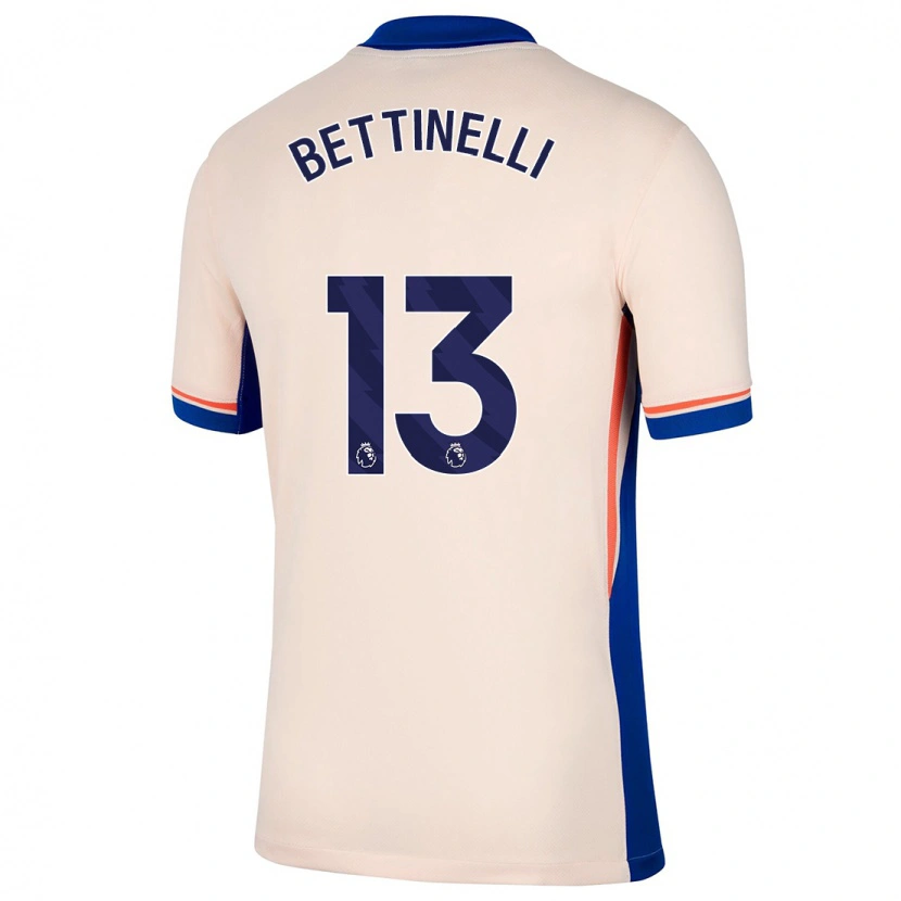 Danxen Kvinder Marcus Bettinelli #13 Lys Beige Udebane Spillertrøjer 2024/25 Trøje T-Shirt