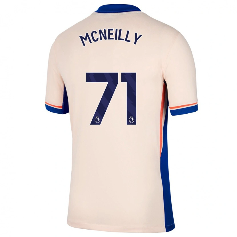 Danxen Kvinder Donnell Mcneilly #71 Lys Beige Udebane Spillertrøjer 2024/25 Trøje T-Shirt
